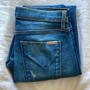 Hudson Mid Blue High Rise Skinny Jeans Size 28